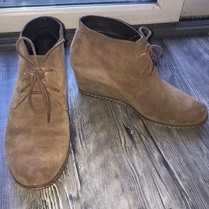 Franco Sarto suade wedges